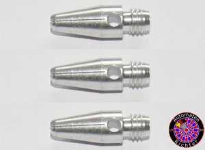 Alu-Schaft mini, 2BA - Silber